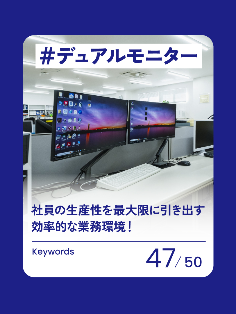 47 デュアルモニター